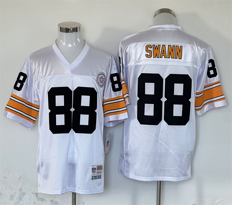 Men's Pittsburgh Steelers Lynn Swann Mitchell & Ness White Legacy Jersey